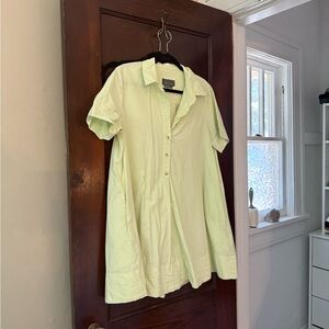 Anthropologie Pale Green dress
